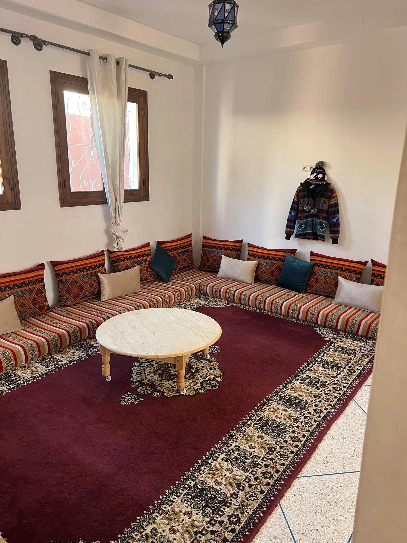Traditional Moroccan salon at Alma